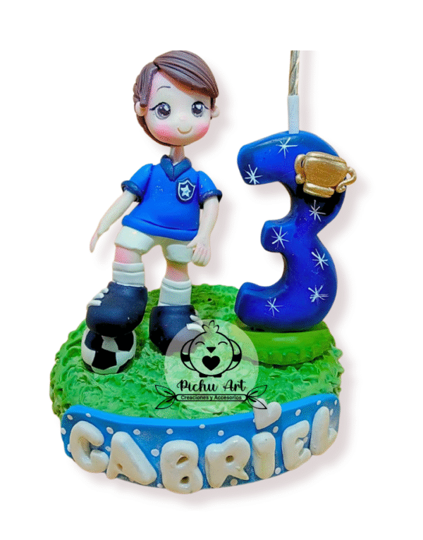 Vela para Pastel Futbol